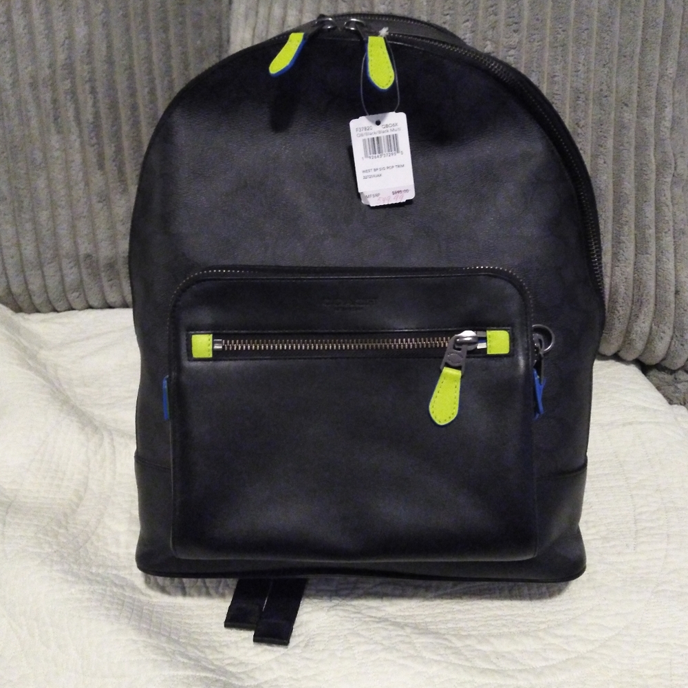 Coach back pack WEST BP SIG POP TRIM